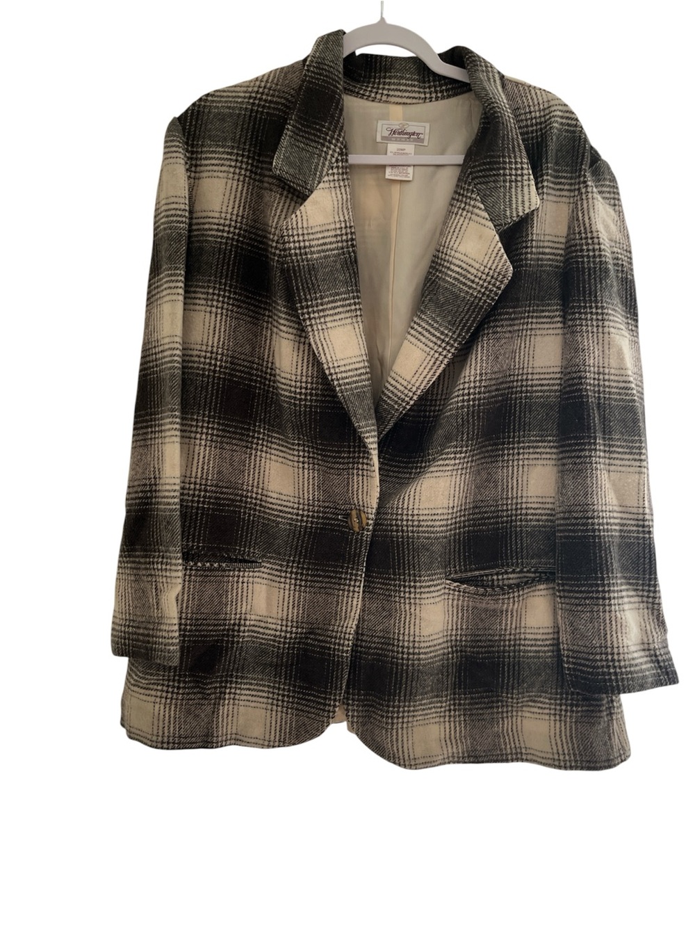 Worthington Plaid Blazer Jacket